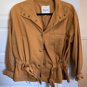 Madewell adjustable cinch waist jacket